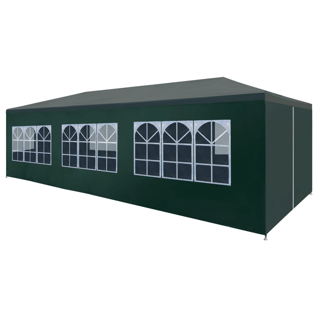 Tendone per Feste in PE 3x9 m Verde - homemem39