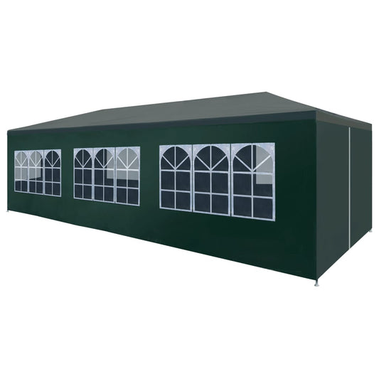 Tendone per Feste in PE 3x9 m Verde - homemem39