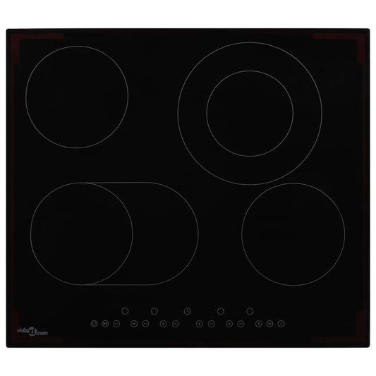 Piano Cottura in Ceramica con 4 Zone e Controlli Touch 6600 W - homemem39