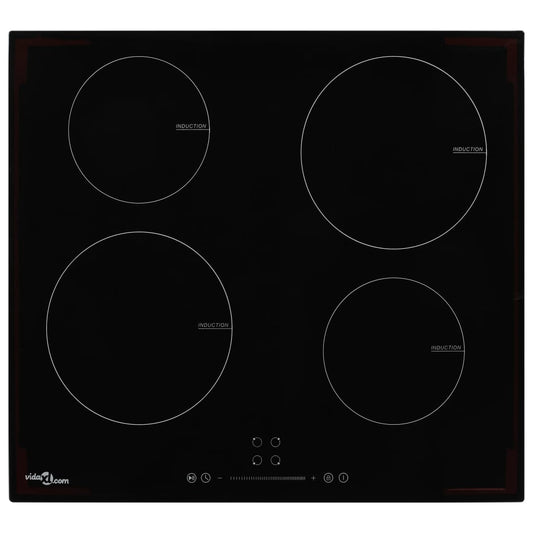 Piano Cottura a Induzione 4 Zone e Controlli Touch Vetro 7000 W - homemem39
