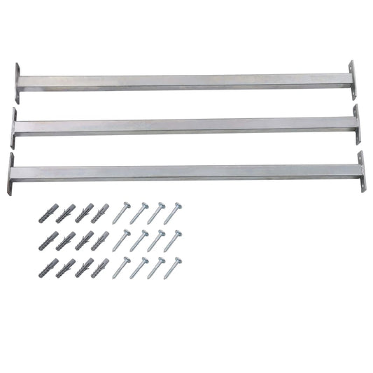 Barre di Sicurezza per Finestra Regolabili 3 pz 710-1200 mm - homemem39