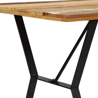Tavolo da Pranzo 140x80x76 cm in Legno Massello di Recupero - homemem39