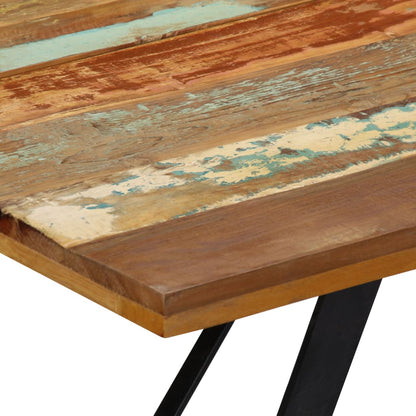Tavolo da Pranzo 140x80x76 cm in Legno Massello di Recupero - homemem39