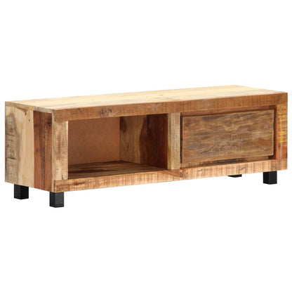 Mobile Porta TV 100x30x33 cm in Legno Massello di Recupero - homemem39