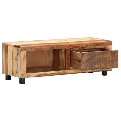 Mobile Porta TV 100x30x33 cm in Legno Massello di Recupero - homemem39