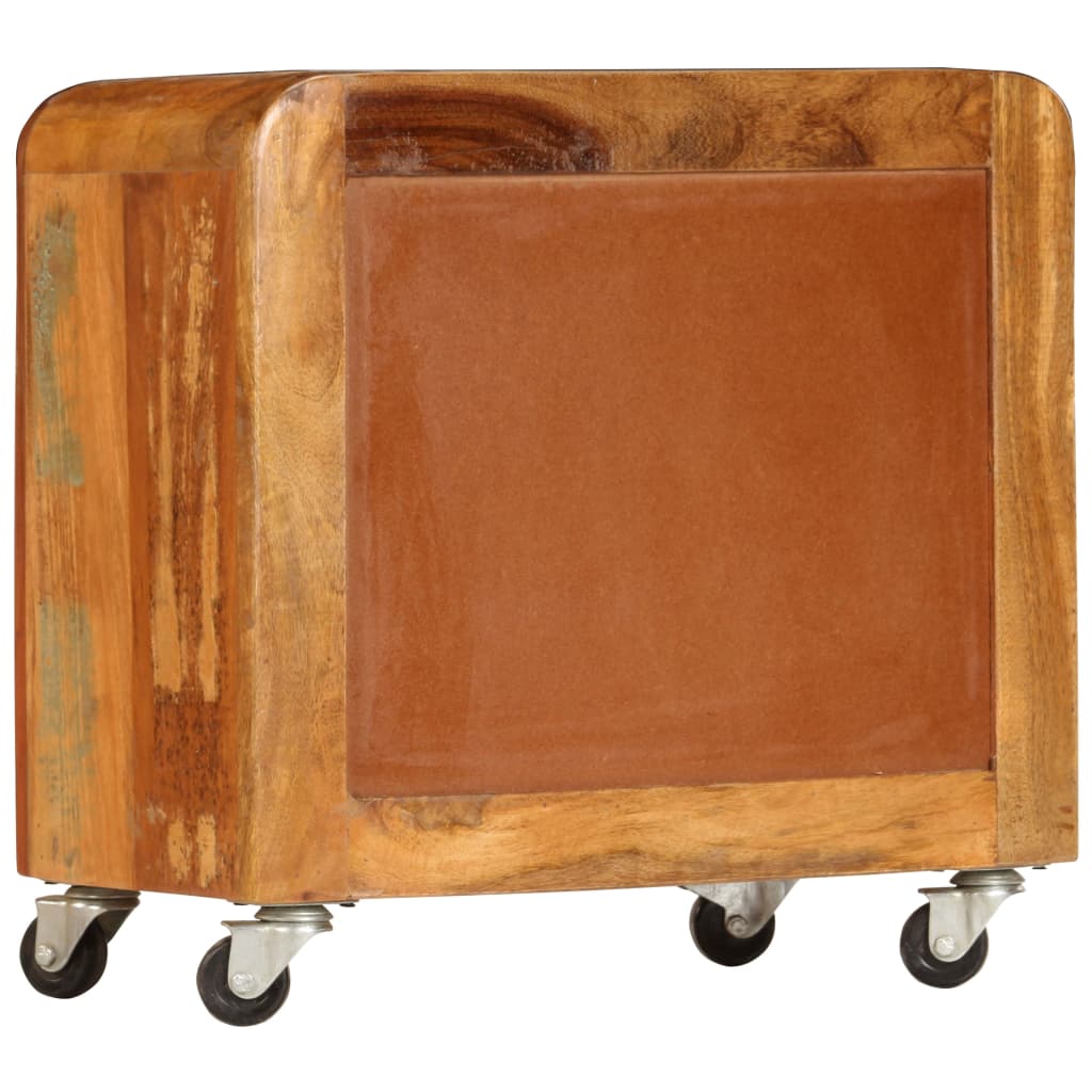 Comodino 50x30x50 cm Legno Massello di Recupero - homemem39