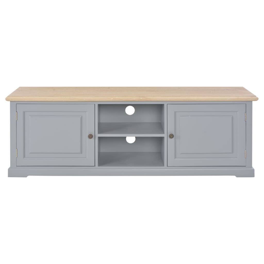 Mobile Porta TV Grigio 120x30x40 cm in Legno - homemem39