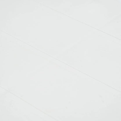 Tavolo da Giardino Bianco 220x90x72 cm in Plastica Stile Rattan - homemem39