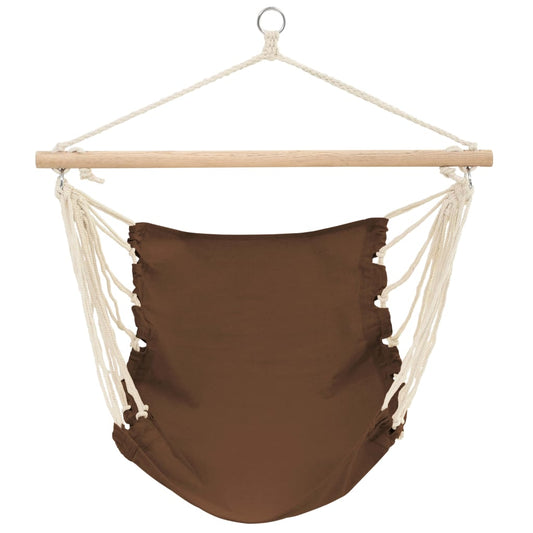 Amaca seduta 1,0 x 0,8 m. in cotone, caffè - homemem39