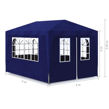 Tenda per Feste 3x4 m Blu - homemem39
