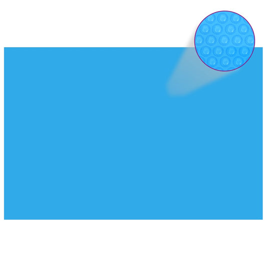 Telo Copripiscina Solare Copertura Rettangolare PE 300 x 200 cm Blu - homemem39