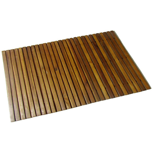 Stuoia per bagno in acacia 80 x 50 cm - homemem39