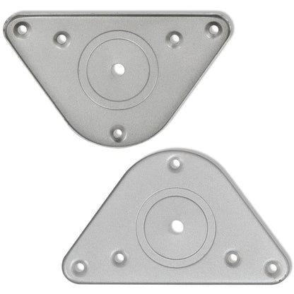 Gambe per Tavolo 4 pz Altezza Regolabile Cromate 710 mm - homemem39