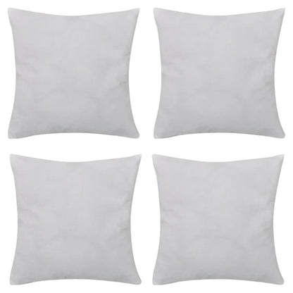 Set 4 Federe in cotone bianche 50 x 50 cm - homemem39