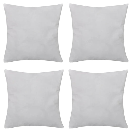 Set 4 Federe in cotone bianche 50 x 50 cm - homemem39