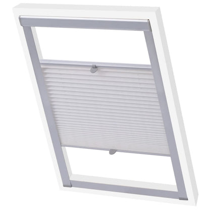 Tenda plissettata oscurante bianca C02 - homemem39