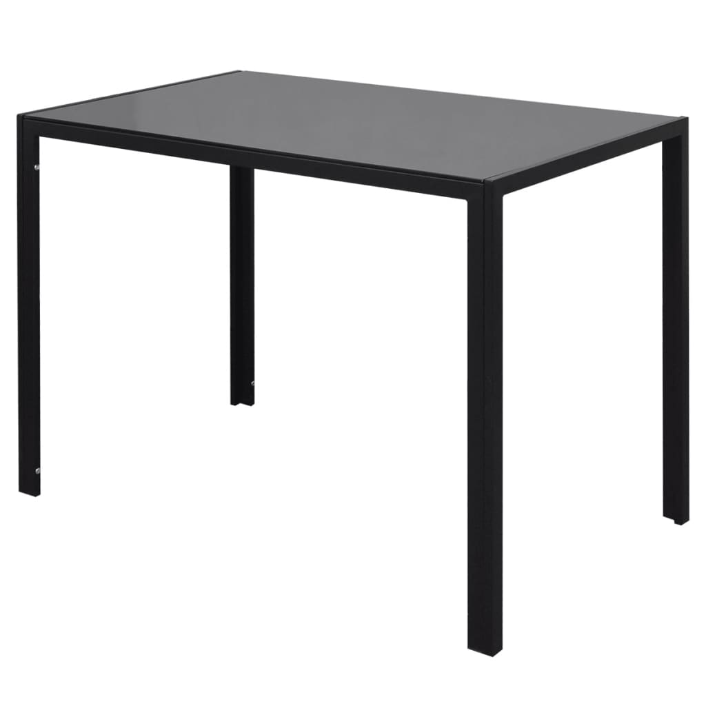 Set da Pranzo 7 pz Nero e Bianco - homemem39