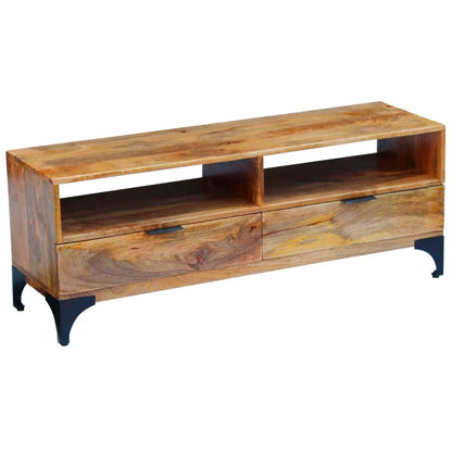 Mobile Porta TV in Legno di Mango 120x35x45 cm - homemem39