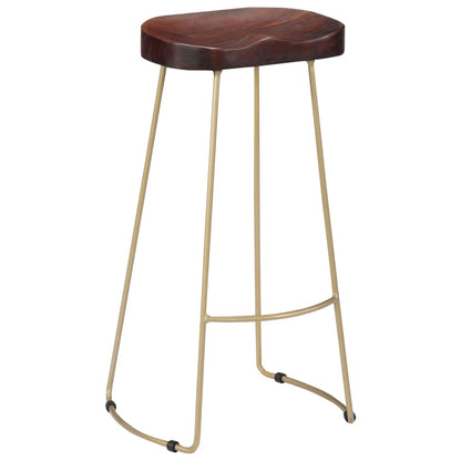 Sgabelli da Bar Gavin 2 pz Legno Massello di Mango - homemem39