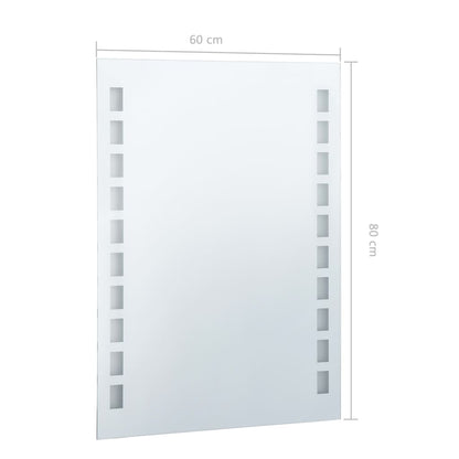 Specchio da Parete a LED per Bagno 60x80 cm - homemem39
