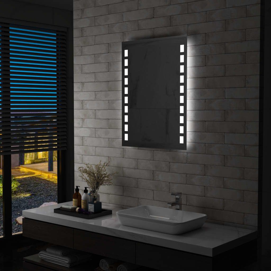 Specchio da Parete a LED per Bagno 60x80 cm - homemem39