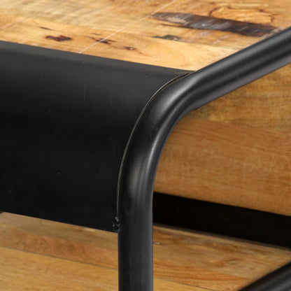 Tavolo Consolle 118x30x75 cm in Legno Massello di Mango - homemem39