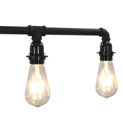 Lampadario Nero per 5 Lampadine E27 - homemem39