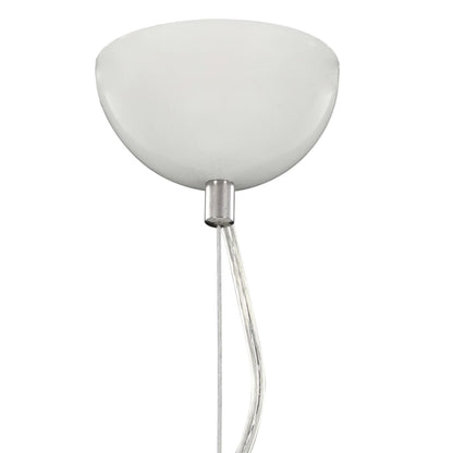 Lampadario da Soffitto Bianco e Argento Ø50 cm E27 - homemem39
