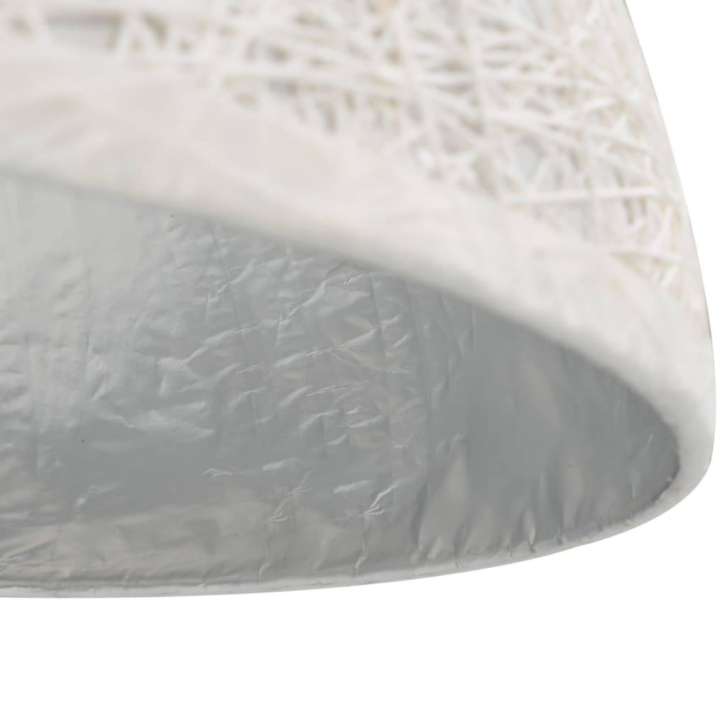 Lampadario da Soffitto Bianco e Argento Ø50 cm E27 - homemem39
