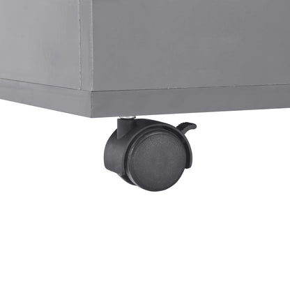 Tavolino da Caffè Grigio Lucido 100x100x35 cm - homemem39