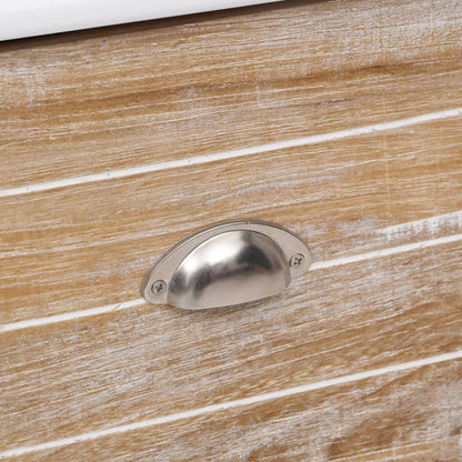 Panca da Ingresso 70x35x45 cm in Legno di Paulownia - homemem39