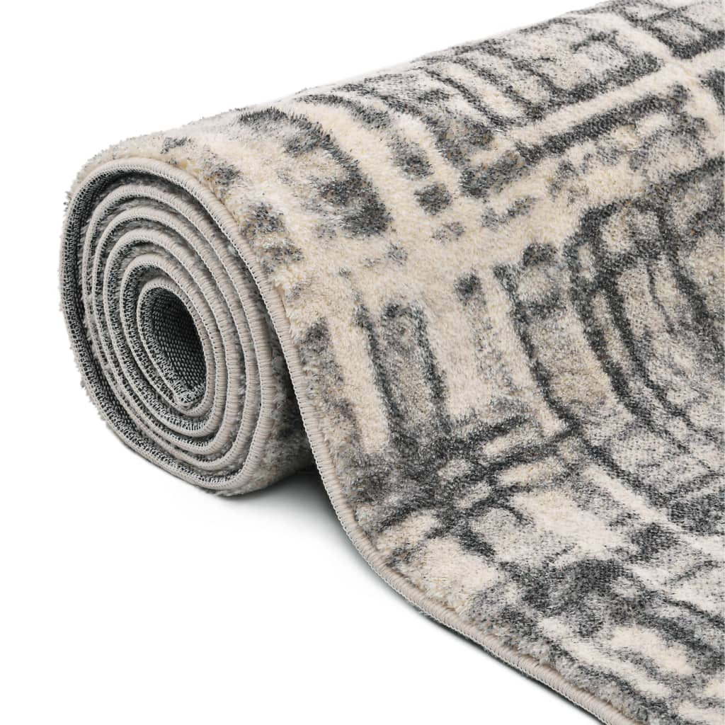 Tappeto Stampato Beige 120x170 cm in Poliestere - homemem39