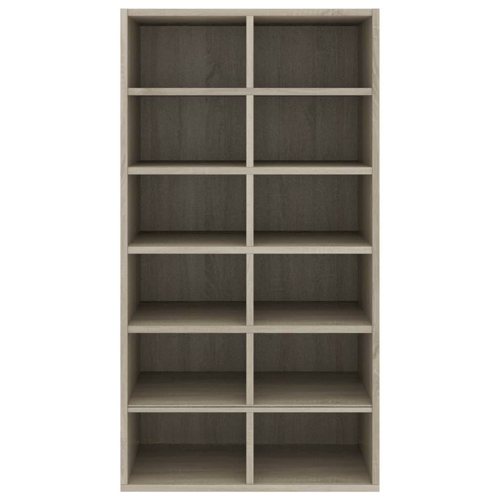 Scarpiera Rovere Sonoma 54x34x100,5 cm in Legno Multistrato - homemem39