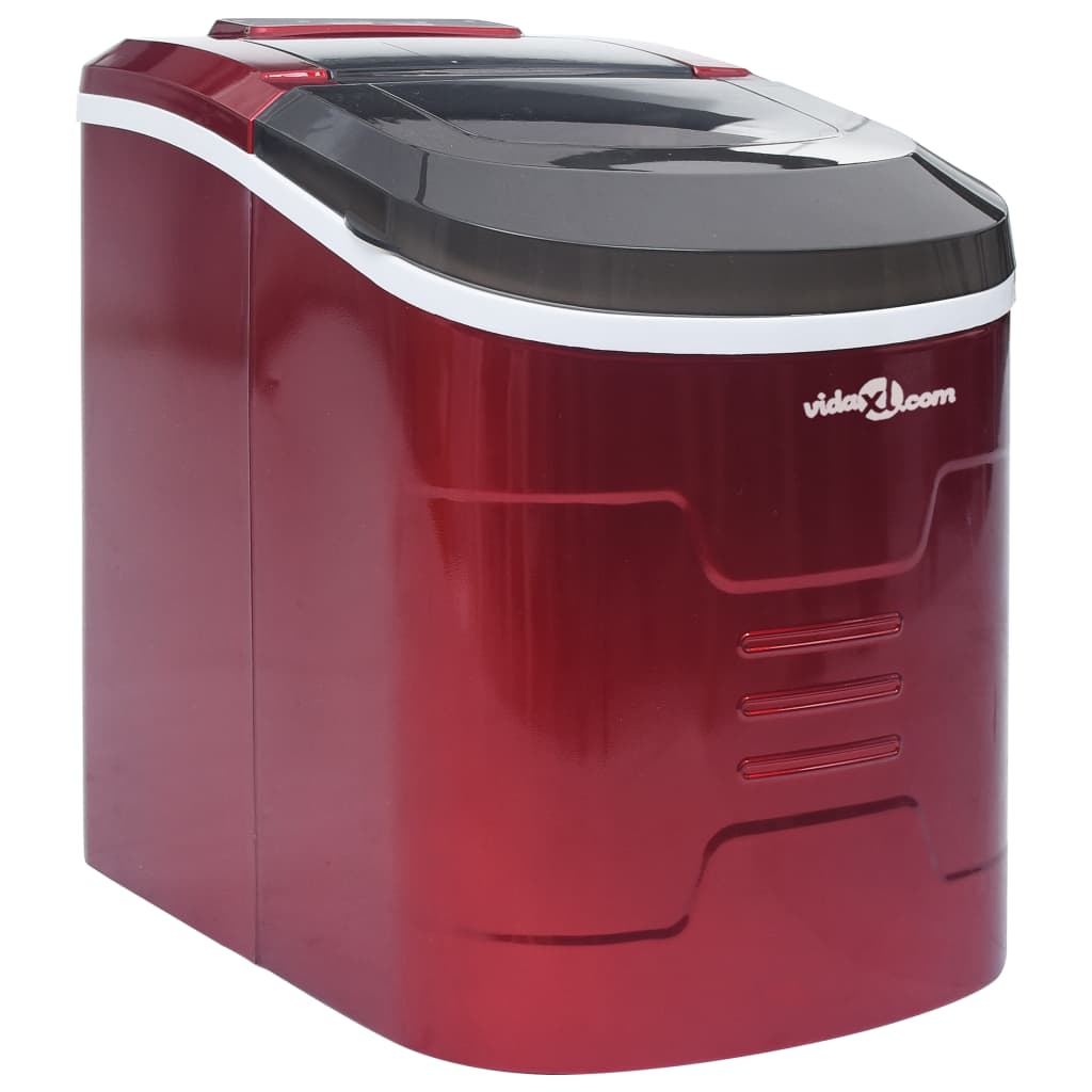 Macchina per il Ghiaccio Rossa 2,4 L 15 kg / 24 h - homemem39