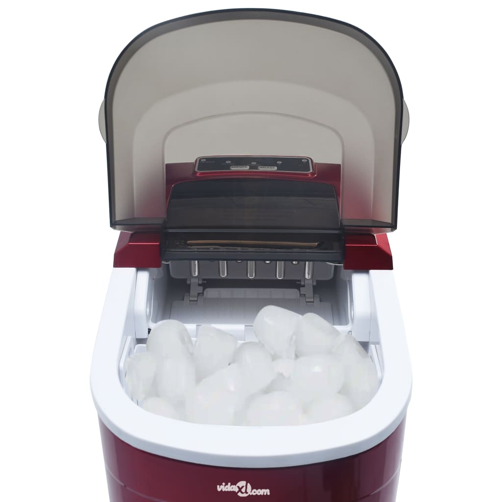 Macchina per il Ghiaccio Rossa 2,4 L 15 kg / 24 h - homemem39