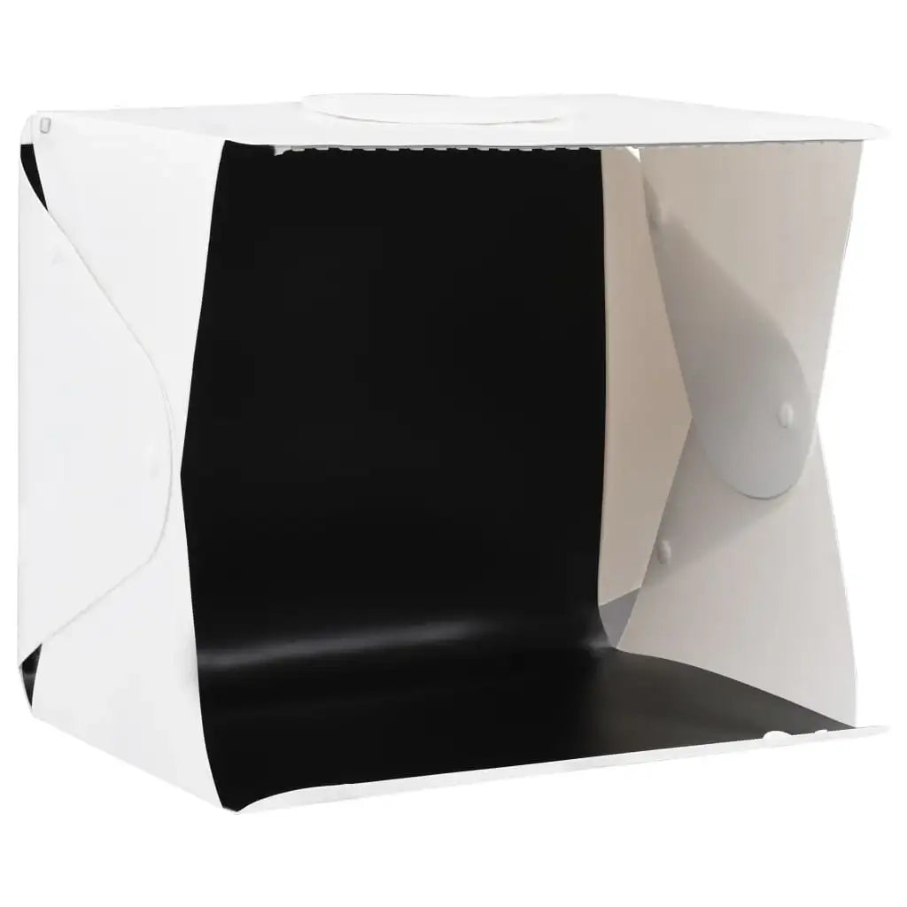 Light Box per Studio Foto a LED 40x34x37 cm in Plastica Bianco - homemem39