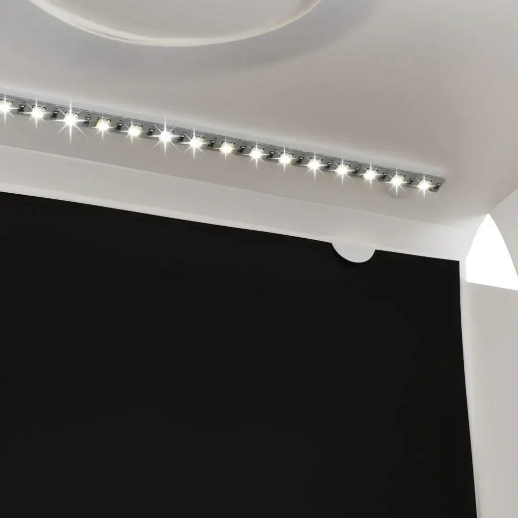 Light Box per Studio Foto a LED 40x34x37 cm in Plastica Bianco - homemem39