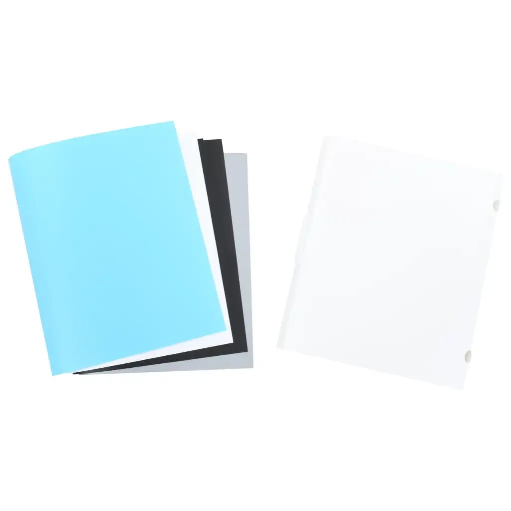 Light Box per Studio Foto a LED 40x34x37 cm in Plastica Bianco - homemem39