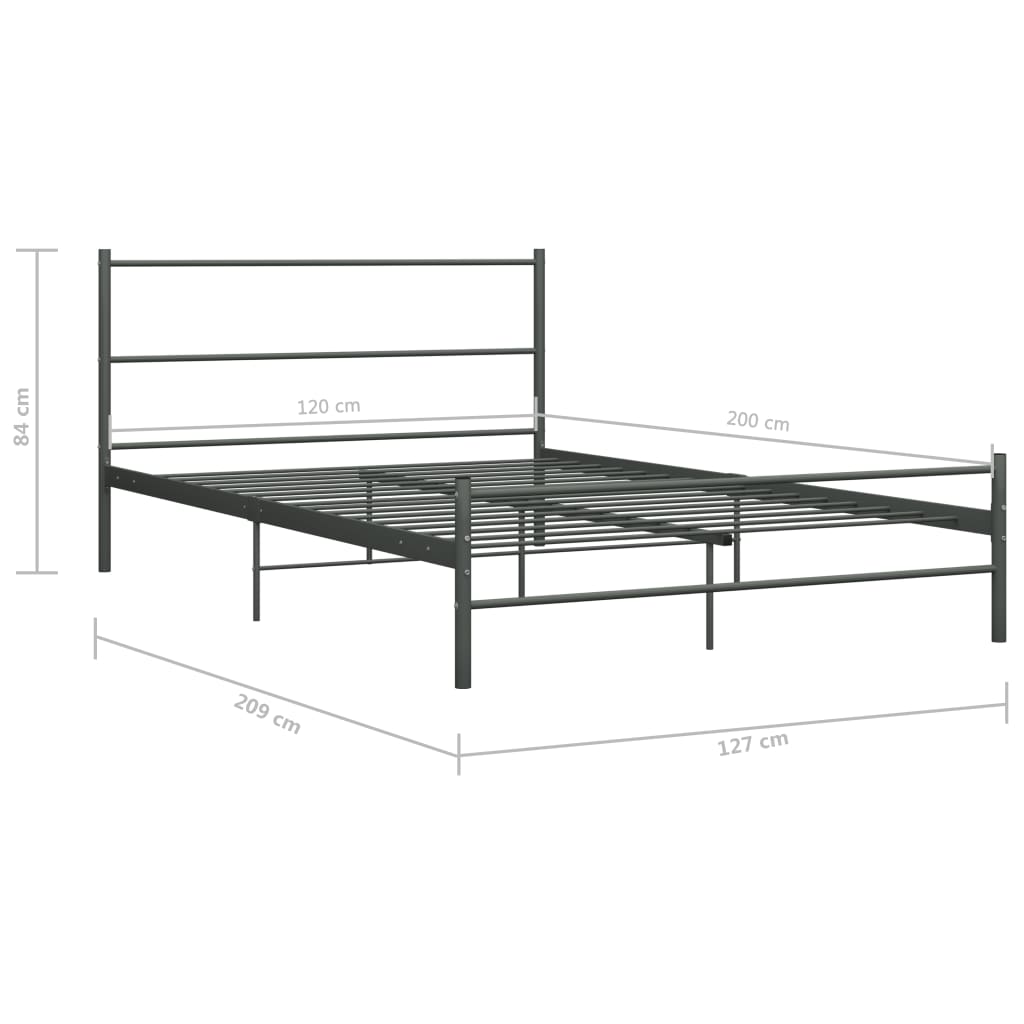 Giroletto Grigio in Metallo 120x200 cm - homemem39