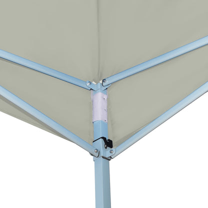 Gazebo Pieghevole 5x5 m Crema - homemem39