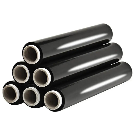 vidaXL Rotoli di Pellicola per Pallet 6 pz Nero 23 µm 624 m - homemem39