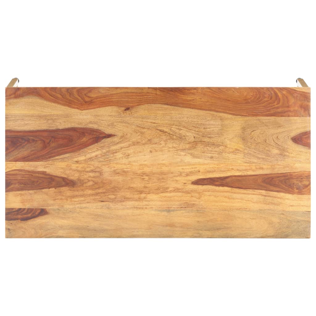 Tavolino da Caffè 120x60x40 cm in Legno Massello di Sheesham - homemem39