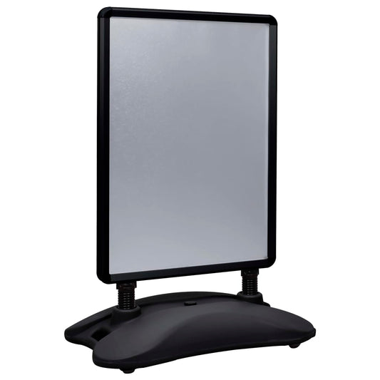 Piedistallo per Poster A1 Base ad Acqua Nero Lega di Alluminio - homemem39