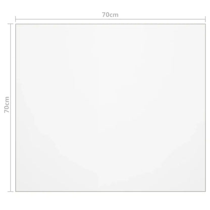 Protezione Tavolo Trasparente 70x70 cm 2 mm PVC - homemem39