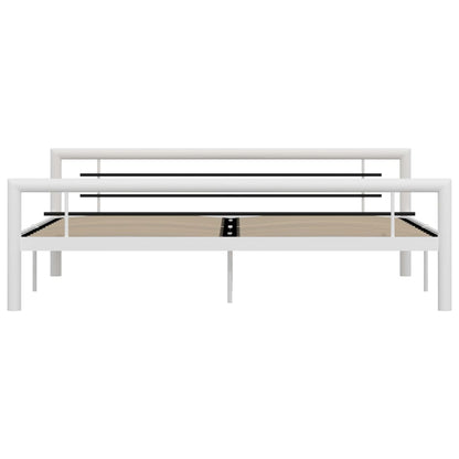 Giroletto Bianco e Nero in Metallo 180x200 cm - homemem39