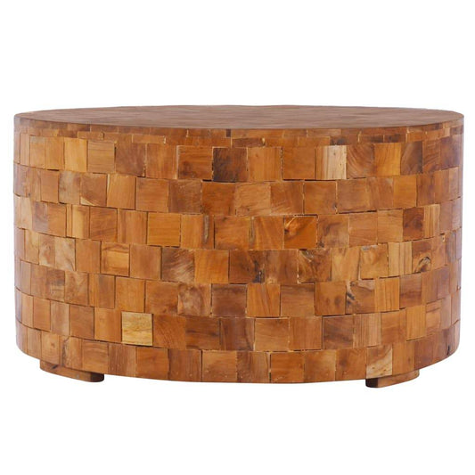 Tavolino da Caffè 60x60x35 cm in Legno Massello di Teak - homemem39