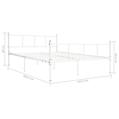 Giroletto Bianco in Metallo 120x200 cm - homemem39