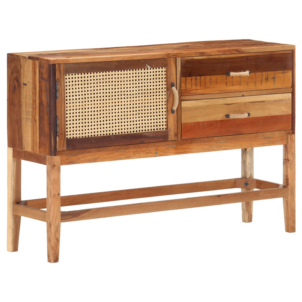 Credenza 118x30x76 cm in Legno Massello di Recupero - homemem39
