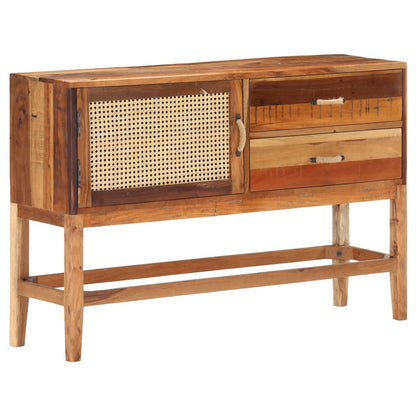 Credenza 118x30x76 cm in Legno Massello di Recupero - homemem39