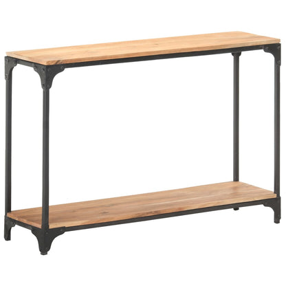 Tavolo Consolle 110x30x75 cm in Legno Massello di Acacia - homemem39